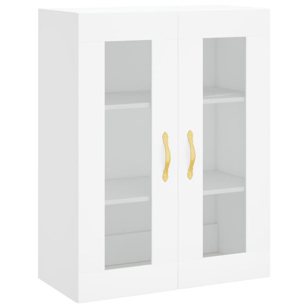 vidaXL Wall Mounted Cabinet White 69.5x34x90 cm