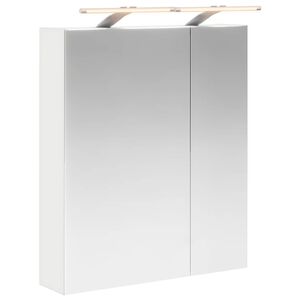 vidaXL Bathroom Mirror Cabinet White 60 x 14.5 x 70 cm Engineered wood