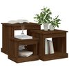 vidaXL Coffee Tables 3 pcs Brown Oak Engineered Wood