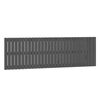 vidaXL Wall Headboard Grey 185x3x60 cm Solid Wood Pine