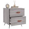 vidaXL Bedside Cabinets 2 pcs Grey Sonoma 40x35x47.5 cm Engineered Wood