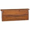 vidaXL Hanger Brown 70 x 11 x 27 cm Solid Mahogany Wood
