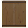 vidaXL Side Cabinet Honey Brown 60x36x65 cm Solid Pinewood