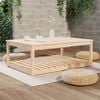 vidaXL Garden Table 121x82.5x45 cm Solid Wood Pine