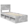 vidaXL Bed Frame Concerte Grey 75 x 190 cm Solid Pine Wood