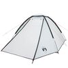 vidaXL Camping Tent Dome 2-Person White Blackout Fabric Waterproof