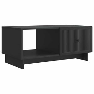 vidaXL Coffee Table Black 90 x 50 x 40 cm Engineered Wood