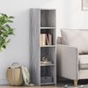 vidaXL Highboard Grey Sonoma 30x41x124 cm Engineered Wood