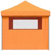 vidaXL Party Tent Folding Orange 279 x 410 x 315 cm Oxford Fabric