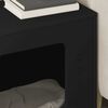 vidaXL Cat House Black 51 x 30 x 42 cm Engineered Wood