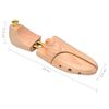 vidaXL Shoe Trees 5 pcs Brown 30.5 x 10 x 8 cm Solid Pine Wood