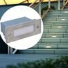 vidaXL LED Recessed Stair Lights 12 pcs 44x111x56 mm