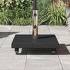 vidaXL Parasol Base Black 45 x 45 x 45 cm Granite