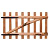 vidaXL Single Fence Gate Impregnated Hazel Wood 100x60 cm