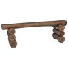 vidaXL Bench Natural 115 x 30 x 34 cm Solid Teak Wood