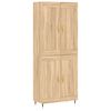vidaXL Highboard Sonoma Oak 69,5x34x180 cm Engineered Wood