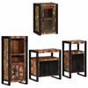 vidaXL Bathroom Furniture Set 4 pcs Multicolour Solid Reclaimed Wood