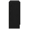 vidaXL Sideboard Black Oak 120 x 30.5 x 70 cm Engineered Wood