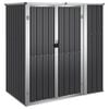 vidaXL Tool Shed | Anthracite | Galvanised steel, metal, plastic | Large