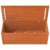 vidaXL Storage Box Wax Brown 89 x 36.5 x 33 cm Solid Pine Wood