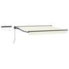 vidaXL Electric Retractable Awning Cream and Anthracite 3.5 x 2.5 m