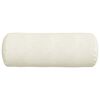 vidaXL Bolster Pillows 2 pcs Cream Ø 25 x 70 cm Corduroy Fabric