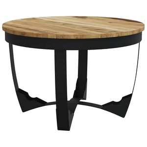 vidaXL Coffee Table Solid Rough Mango Wood 60x40 cm