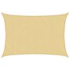 vidaXL Sun Shade Sail Sand 6x5 m 100% Polyester Oxford