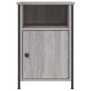 vidaXL Bedside Cabinets 2 pcs Grey Sonoma 40x42x60 cm Engineered Wood