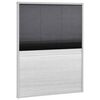 vidaXL Plisse Insect Screen for Windows Aluminium 80x100 cm with Shade