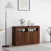 vidaXL Sideboard Brown oak 116 x 30 x 75 cm Engineered wood
