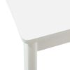 vidaXL Dining Chair 2 pcs White Solid Rubberwood