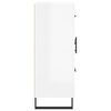 vidaXL Sideboard High Gloss White 69.5x34x90 cm Engineered Wood