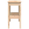 vidaXL Console Table 110x40x75 cm Solid Wood Pine