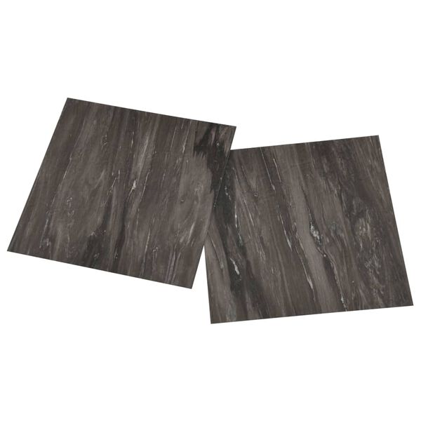 vidaXL Self-adhesive Flooring Planks 55 pcs PVC 5.11 m² Dark Grey