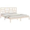 vidaXL Bed Frame without Mattress Solid Wood 200x200 cm