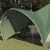 vidaXL Teepee Tent with Roof Green and Grey 502 x 502 x 297 cm