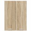 vidaXL Hanging Cabinet Sonoma Oak 60 x 31 x 80 cm Engineered Wood