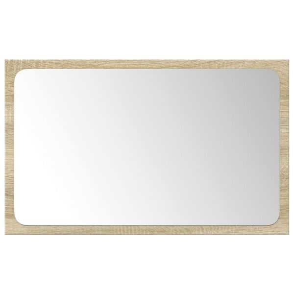 vidaXL 3 Piece Bathroom Furniture Set Sonoma Oak Engineered Wood