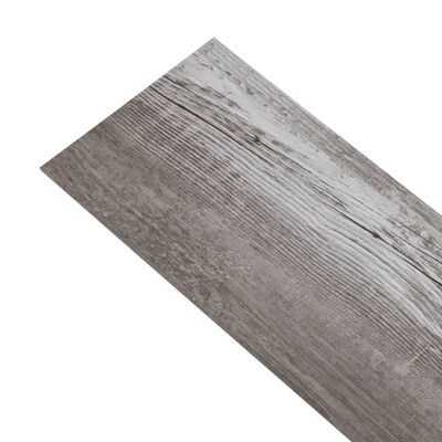 vidaXL Non Self-adhesive PVC Flooring Planks 5.26 m² 2 mm Matt Wood Brown