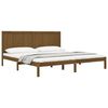 vidaXL Bed Frame without Mattress Honey Brown 200x200 cm Solid Wood Pine