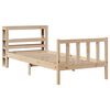 vidaXL Bed Frame without Mattress 100x200 cm Solid Wood Pine