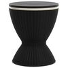 vidaXL 3-in-1 Ice Cooler Table Black Polypropylene