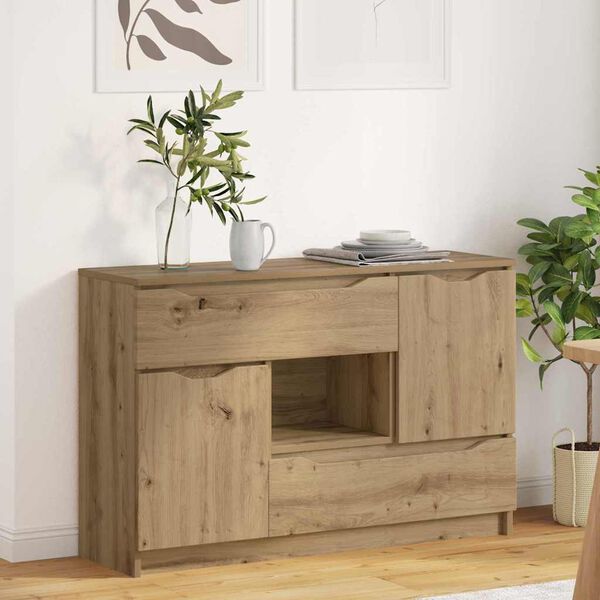 vidaXL Sideboard Artisan Oak 100 x 30 x 65.6 Engineered Wood