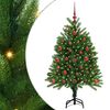vidaXL Christmas Tree with 150 LEDs with Stand Green 120 cm PE