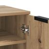 vidaXL Shoe Cabinet Artisan Oak 29.5x35x70 cm Engineered Wood