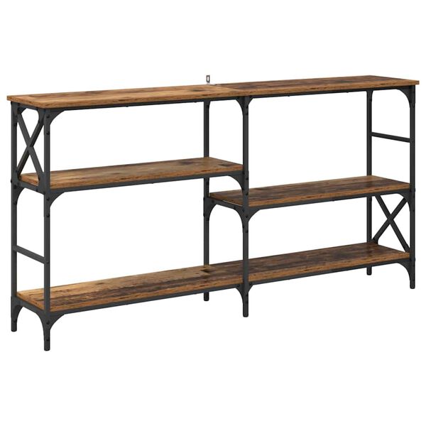 vidaXL Console Table Old Wood 150 x 29 x 76.5 cm Engineered Wood