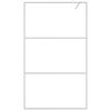 vidaXL Walk-in Shower Wall Silver 115x195 cm Clear ESG Glass