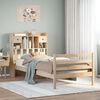 vidaXL Bookcase Bed without Mattress 100x200 cm Solid Wood Pine