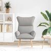 vidaXL Armchair Cloud Grey 69 x 74 x 93 cm Sherpa Fabric